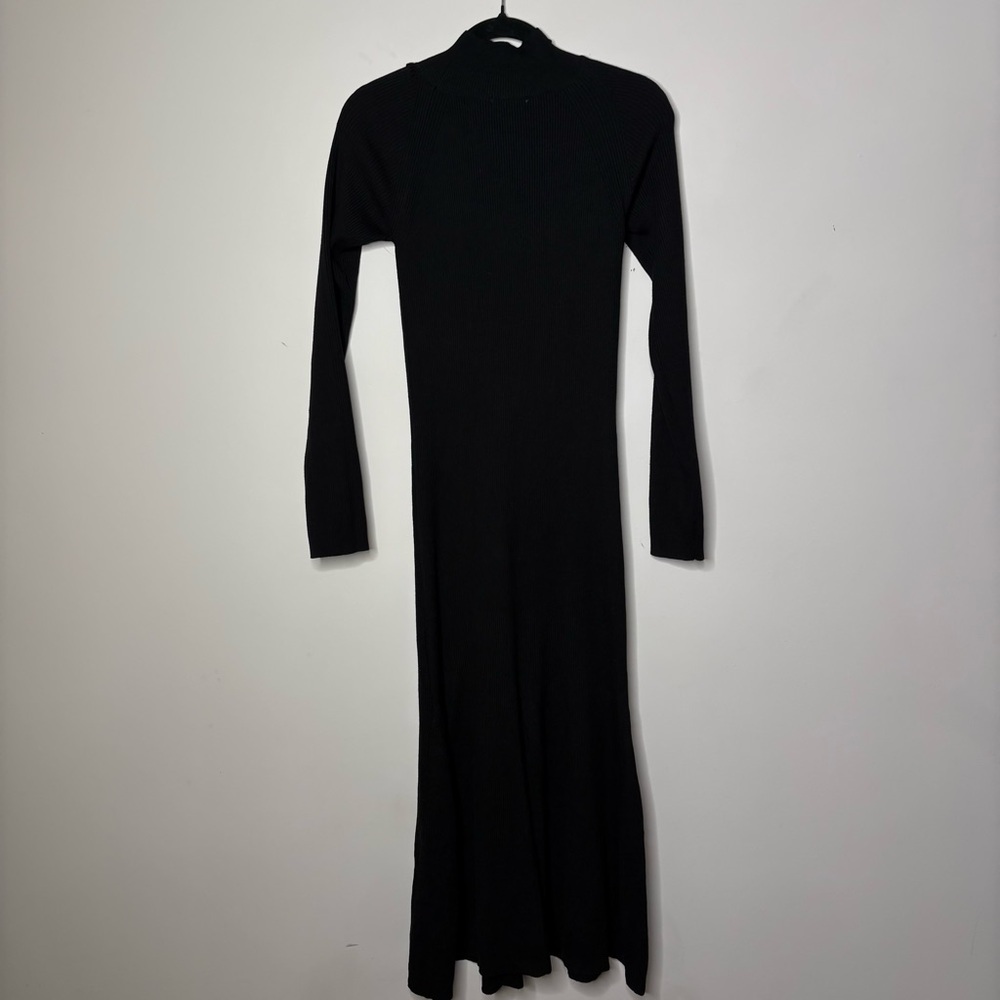 NWT ASTR The Label Front Cutout Long Sleeve Sweater Midi Dress - Picture 7 of 8